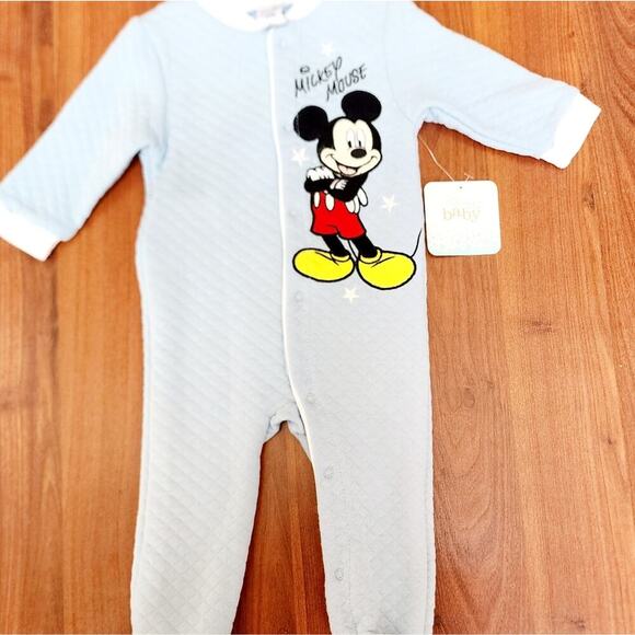 DISNEY BABY BOY SLEEPER MICKEY SIZE 6-9 MONTHS NEW - Picture 4 of 4